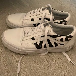 White old skool vans